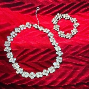Vintage choker  necklace and bracelet